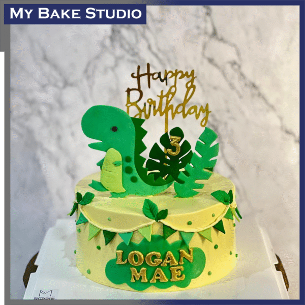 Cute Dinosaur Cake