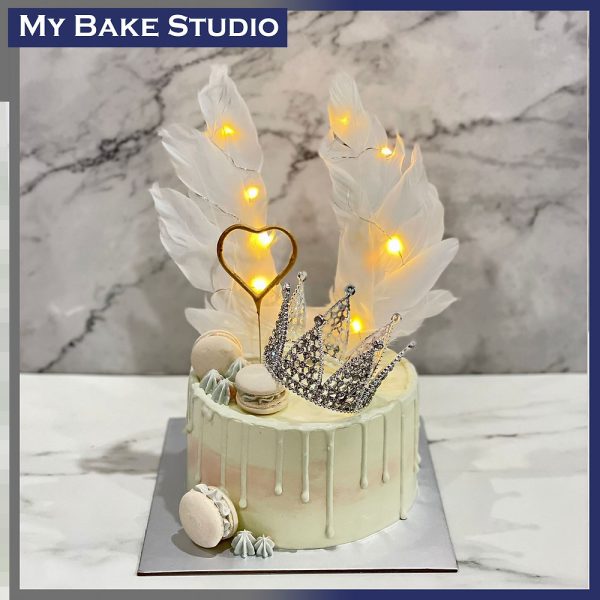 Angel Wing Crown Cake