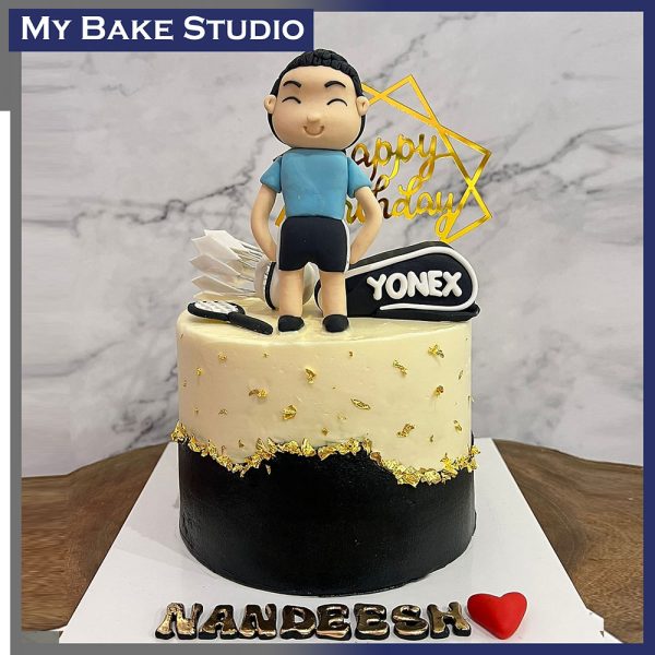 Badminton Boy Cake
