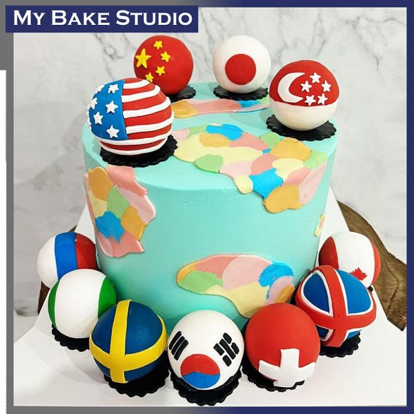 Country Globe Cake
