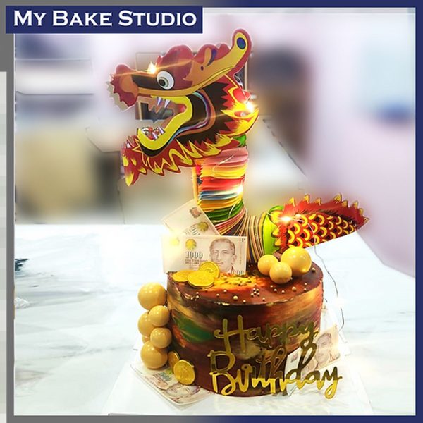 Dragon World Cake