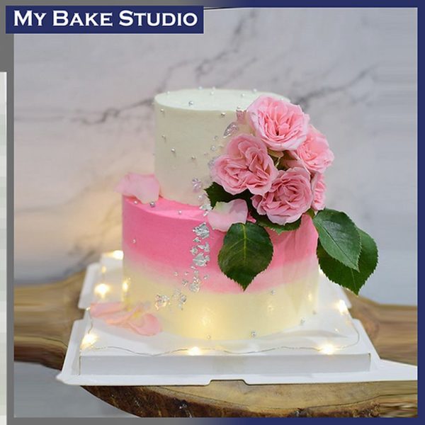 Elegant Rose Cake