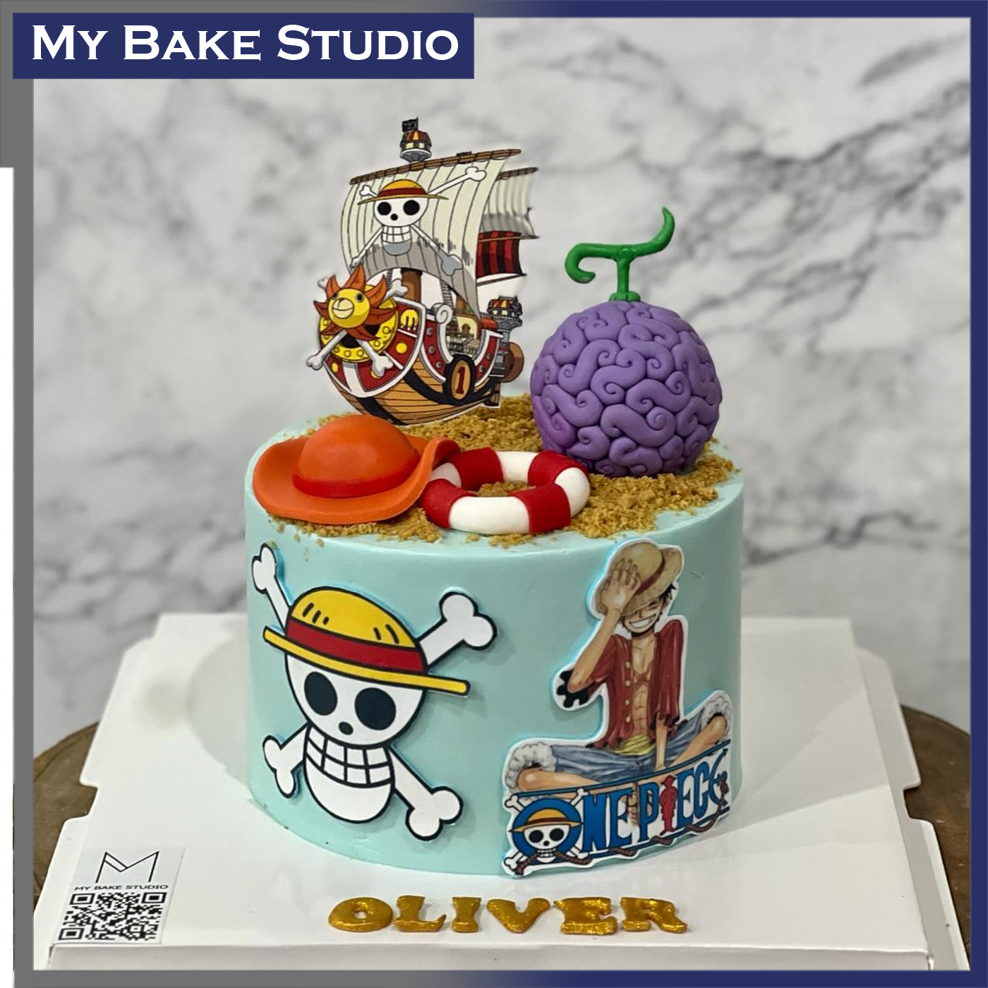 1009 One Piece Pirate Cake