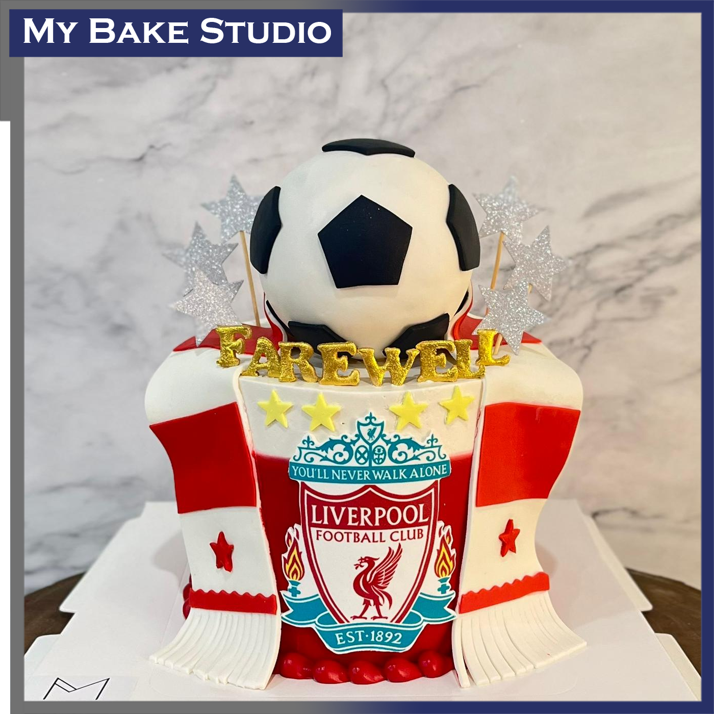 1303 Liverpool soccer Cake