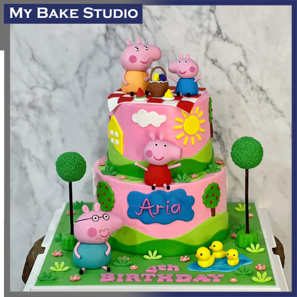 Sunny Peppa Pig Cake