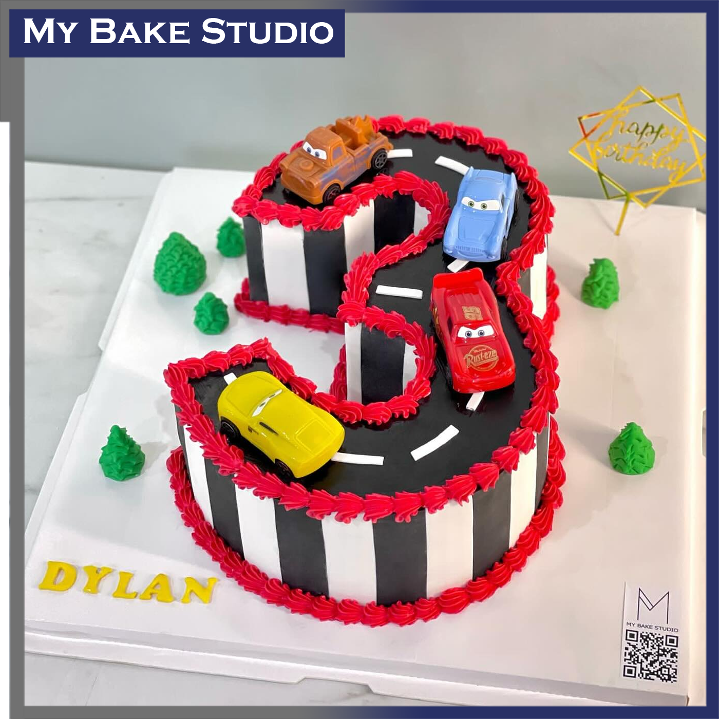 994 Monogram Cars Cake