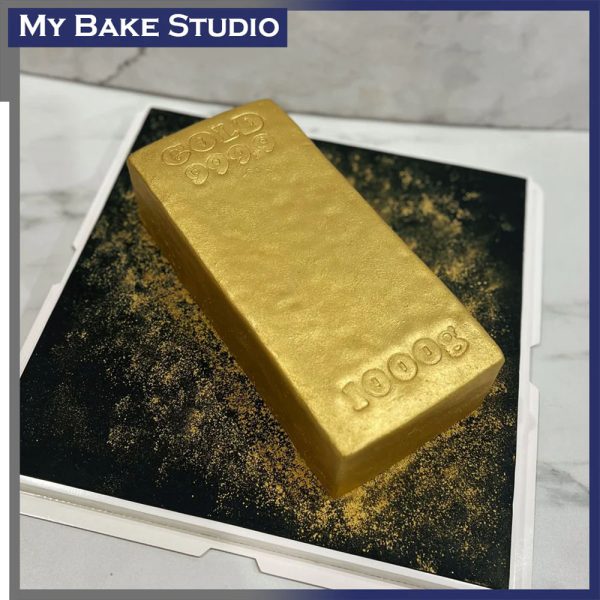 Gold Bar Cake