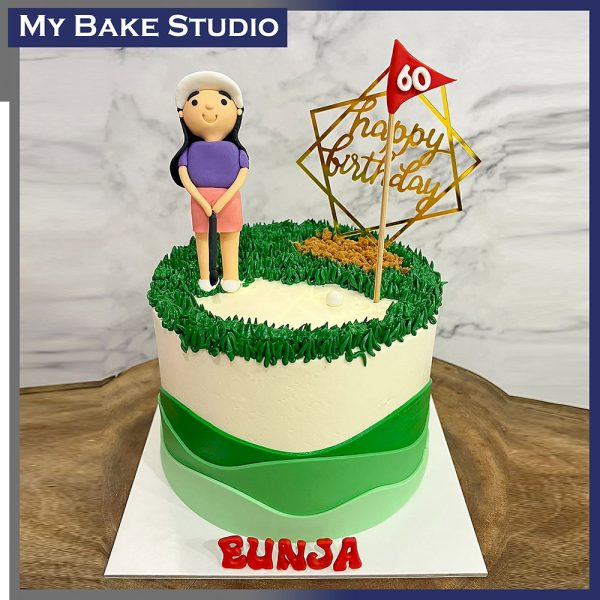 Golf Girl Cake