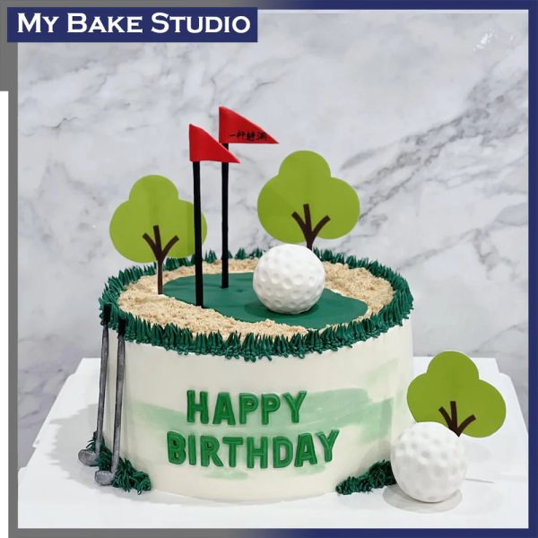 Golf Hole In One Cake