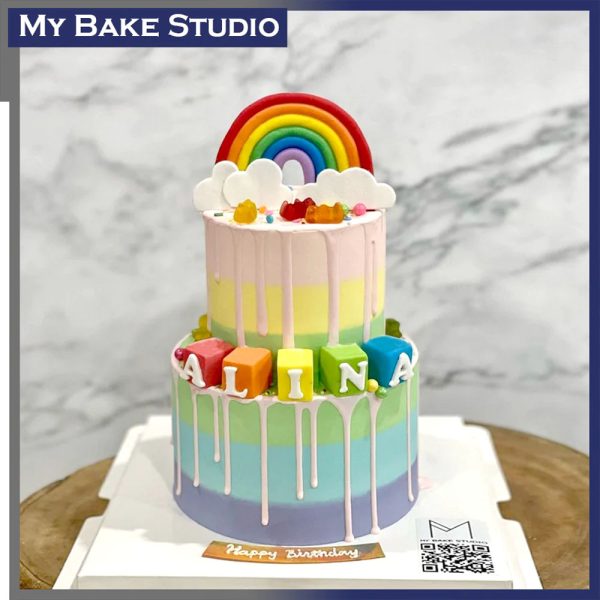 Little Rainbow Cake