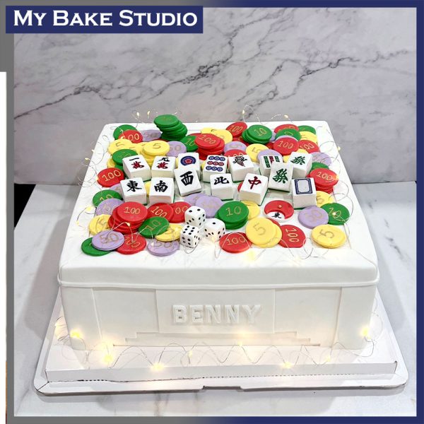 Mahjong Craze Cake