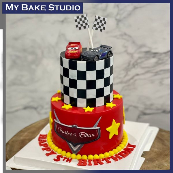 Mcqueen Race Cake