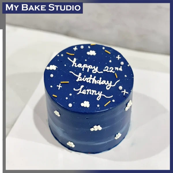 4'' Midnight Sky Cake