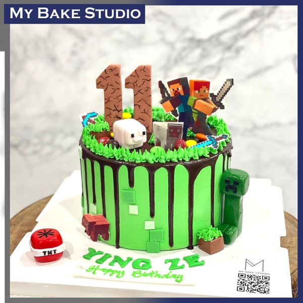 Minecraft 2 Cake