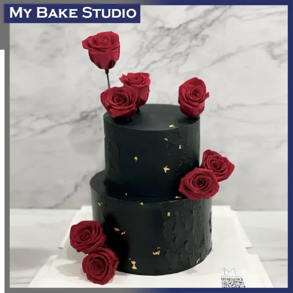 Obsidian Rose Cake