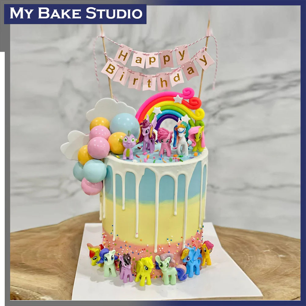 Rainbow Little Pony Cake-img1