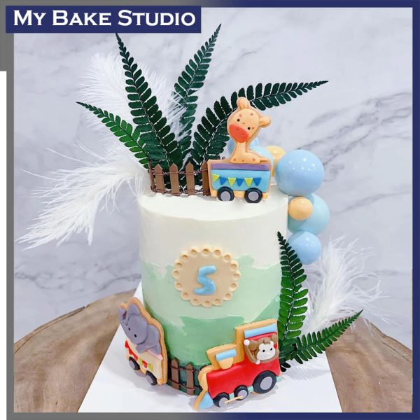 Safari Train Cake
