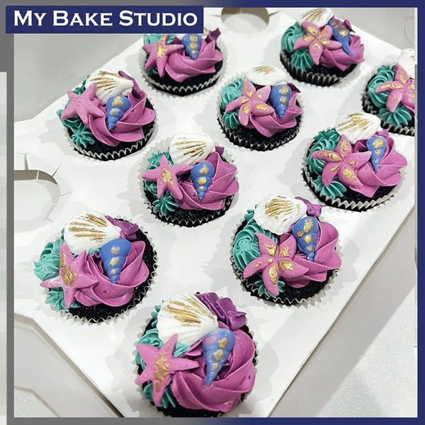 Seashell Cupcake