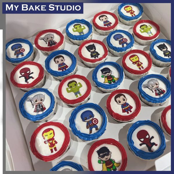Superhero Cupcake