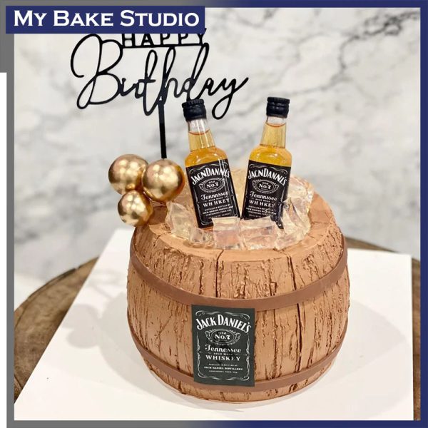 Whiskey Barrel Cake