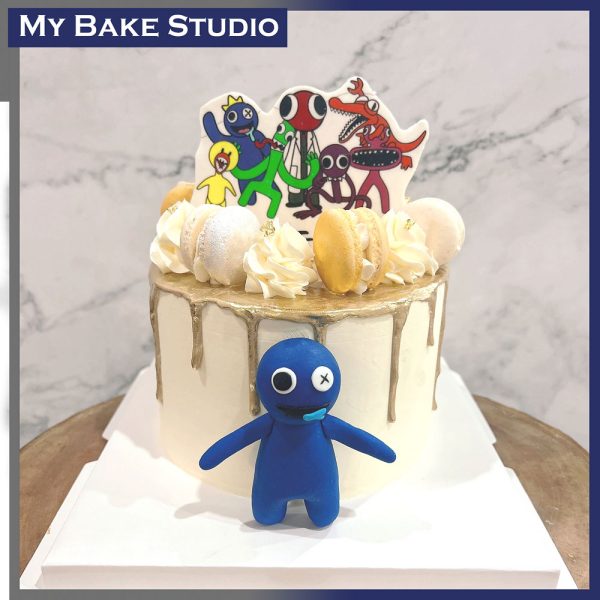 Rainbow Friends Cake