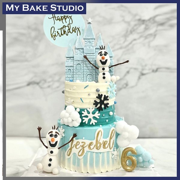 Snowman Ola Cake