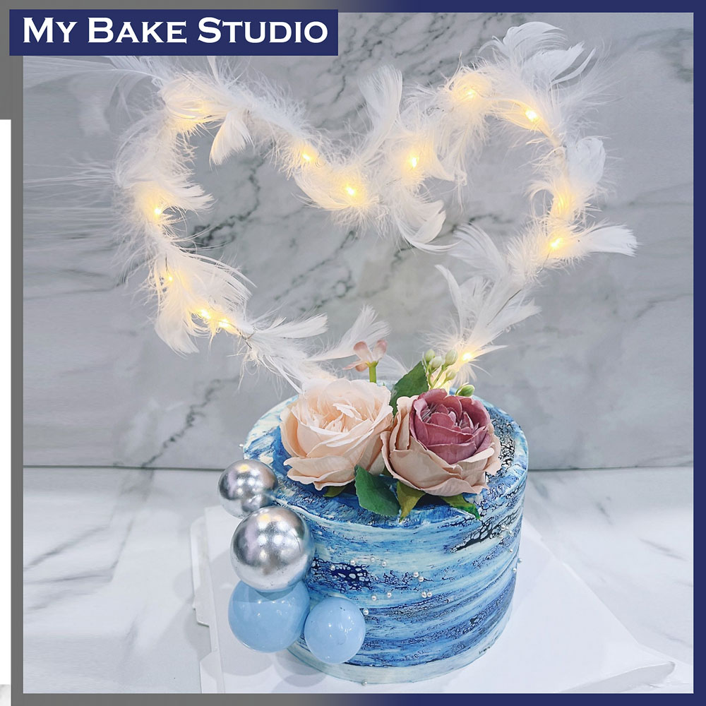 watercolor floral cake img