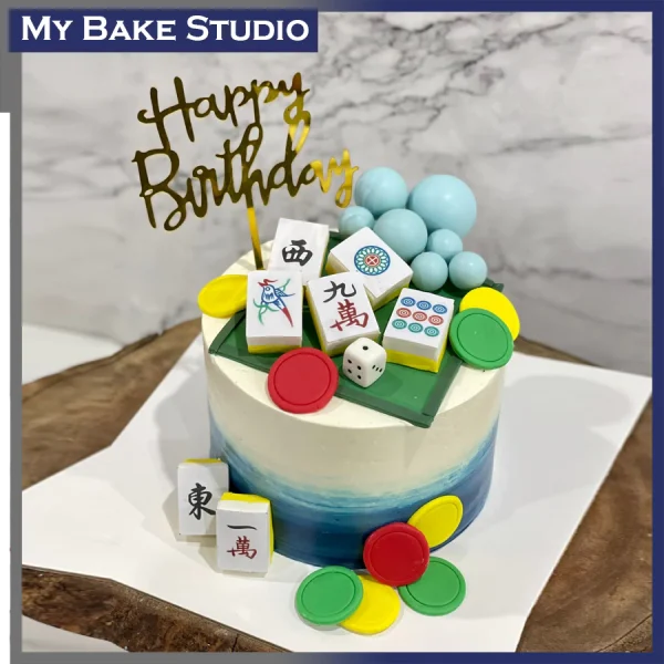 Mahjong Play Cake