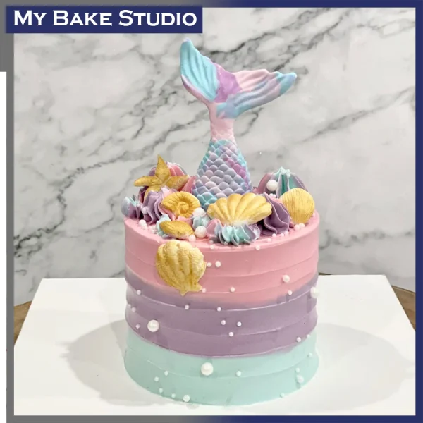 4'' Mermaid Cake
