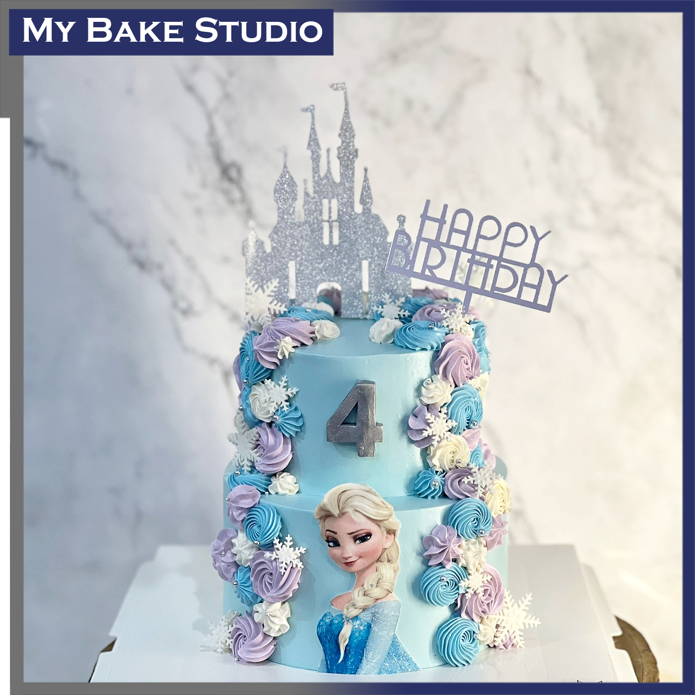 1143 Frozen elsa Cake