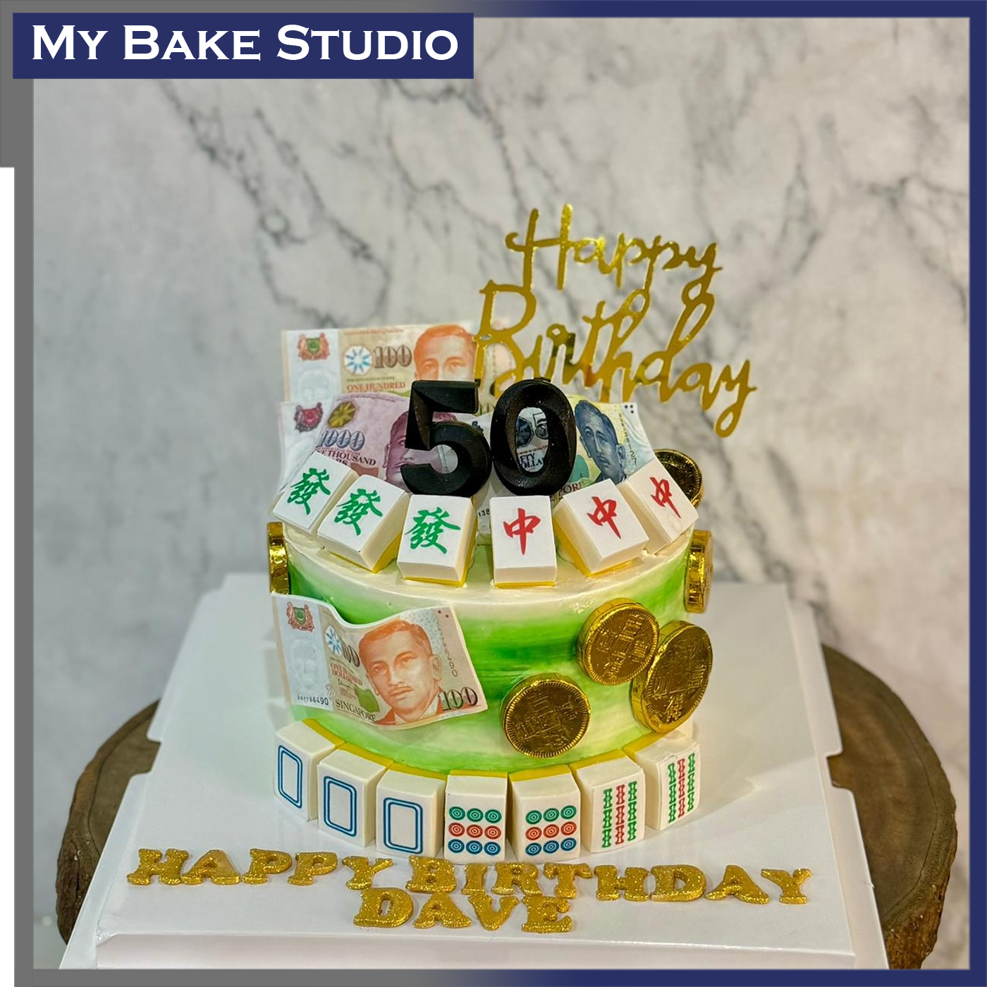 1217 Mahjong King Cake