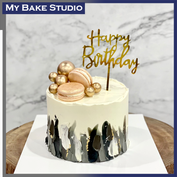 4' Abstract Cake