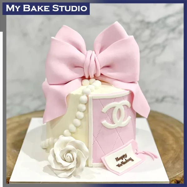 Ribbon Gift Cake