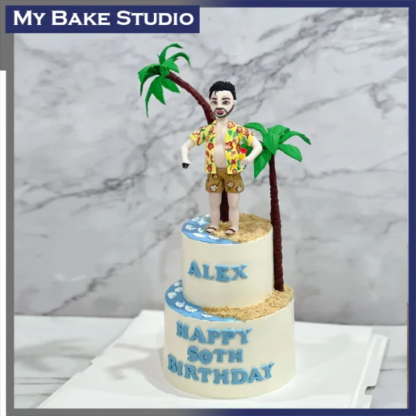 Hawaiian Man Cake