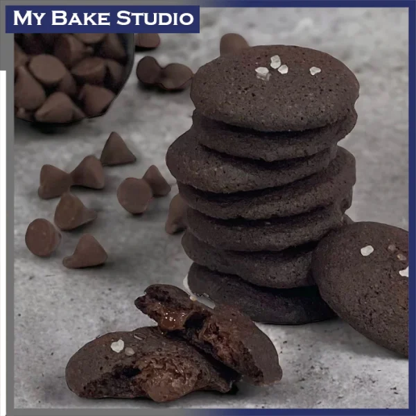 Sea Salt Double Chocolate Cookie