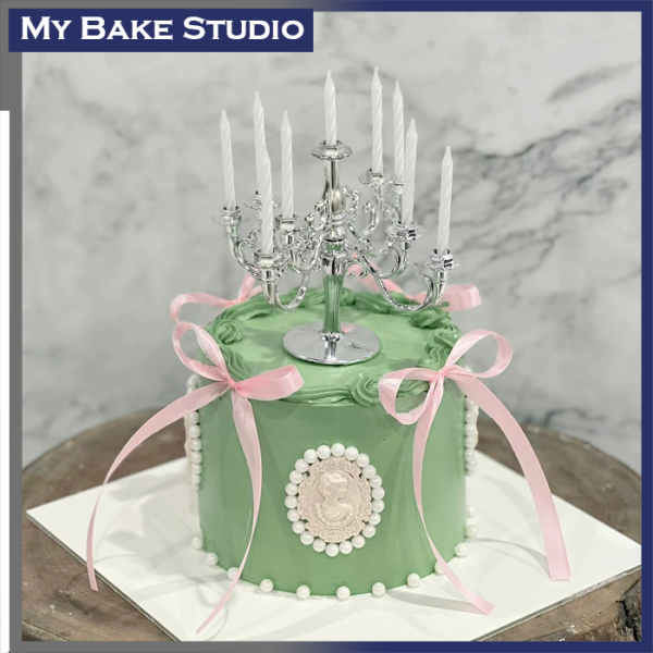 Euro Style Candle light Cake