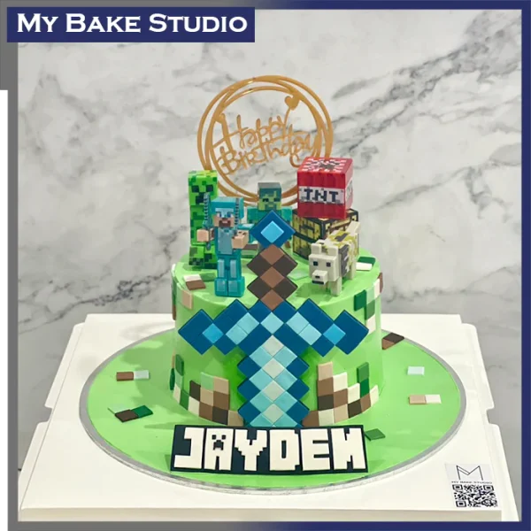 Minecraft Mine Blown Cake