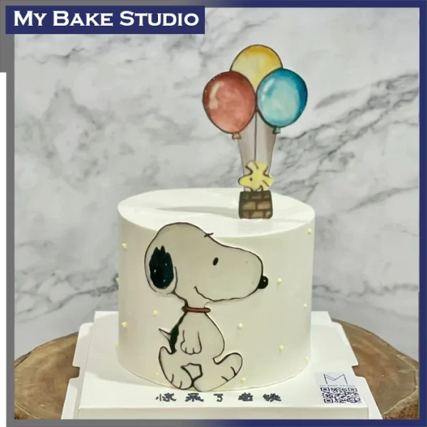 Snoopy Cake