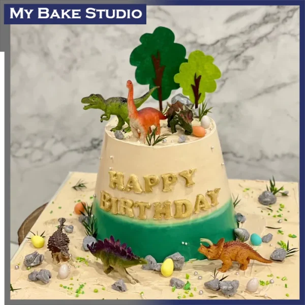 Dinosaur Land Cake