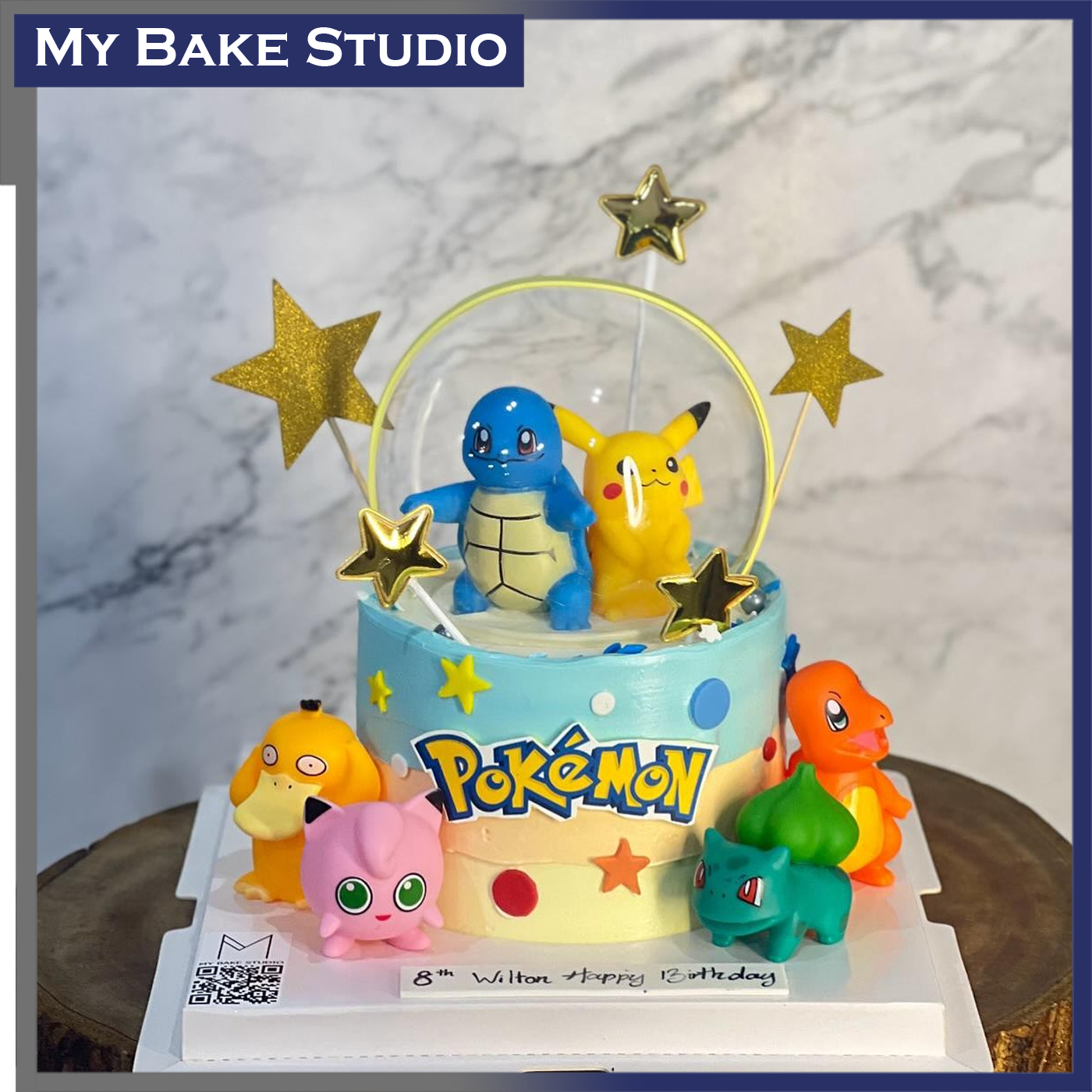 1096 Pokemon & Friends Cake