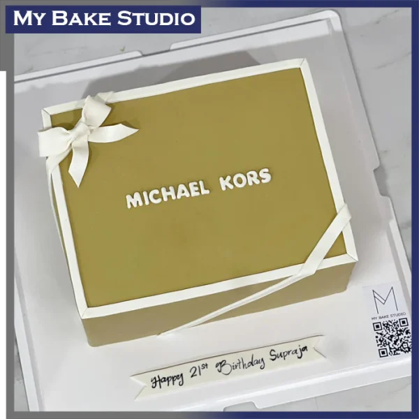 Michael Kors Box Cake