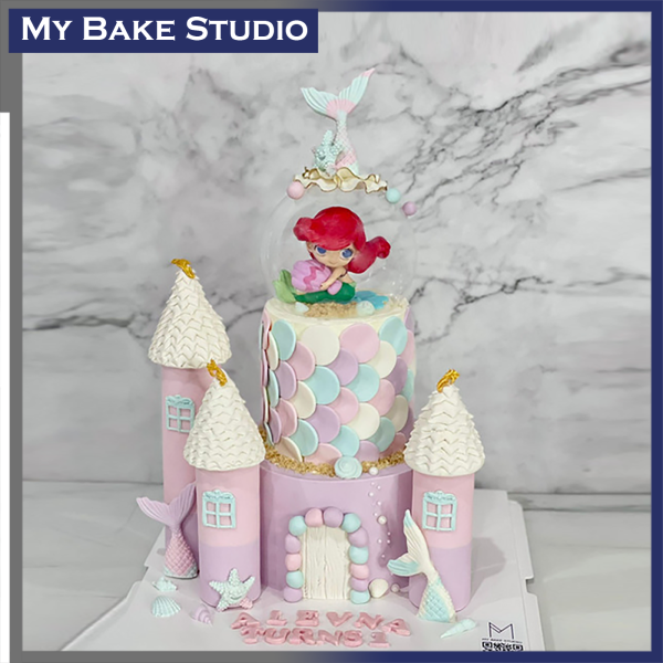 Mermaid castle Cake