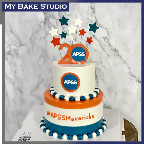 Contemporary Corporate Cake