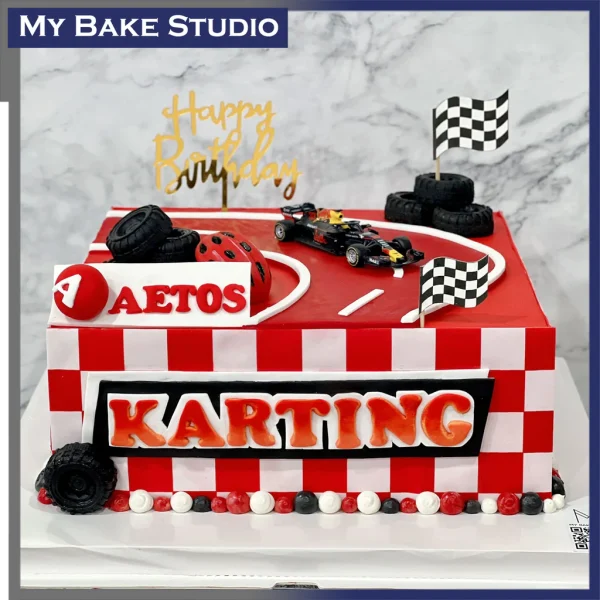 Racing F1 Gokart Cake
