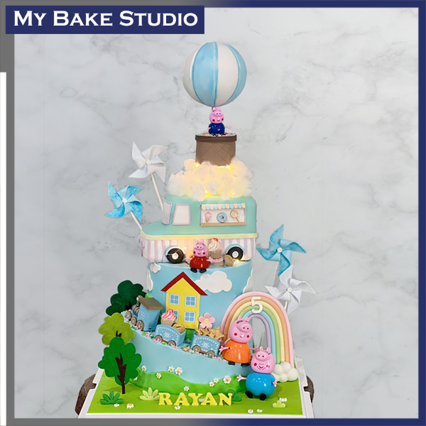 Pepa Pig Touring Cake