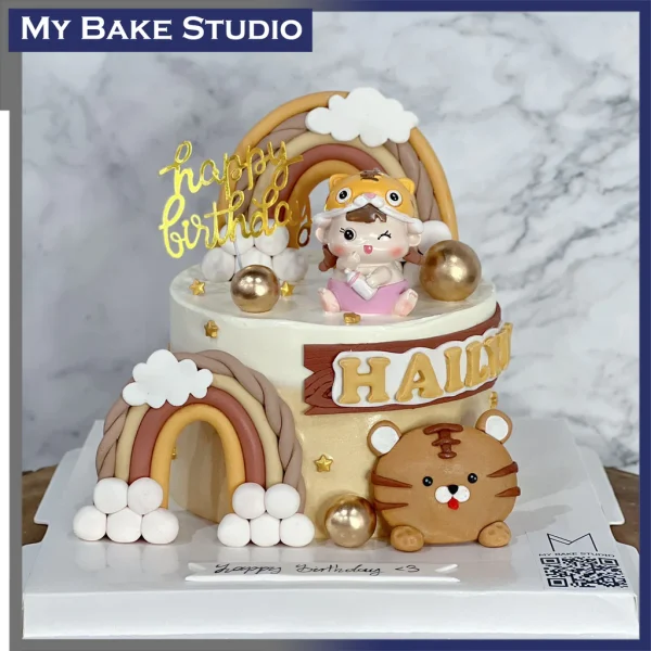 Tiger Baby Cake