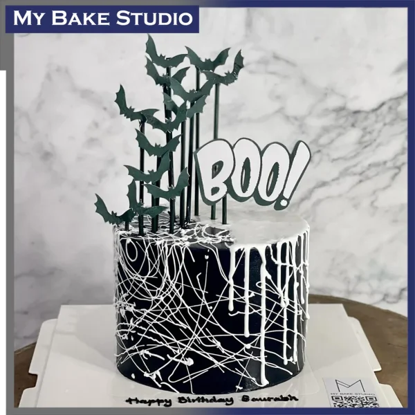 Halloween Bat Cake