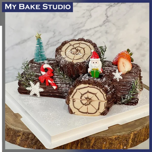 Santa Log Cake