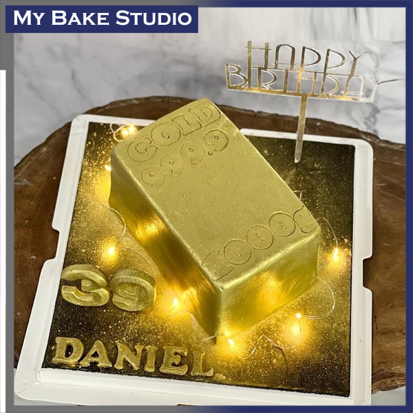 Gold Standard Gold Bar Cake