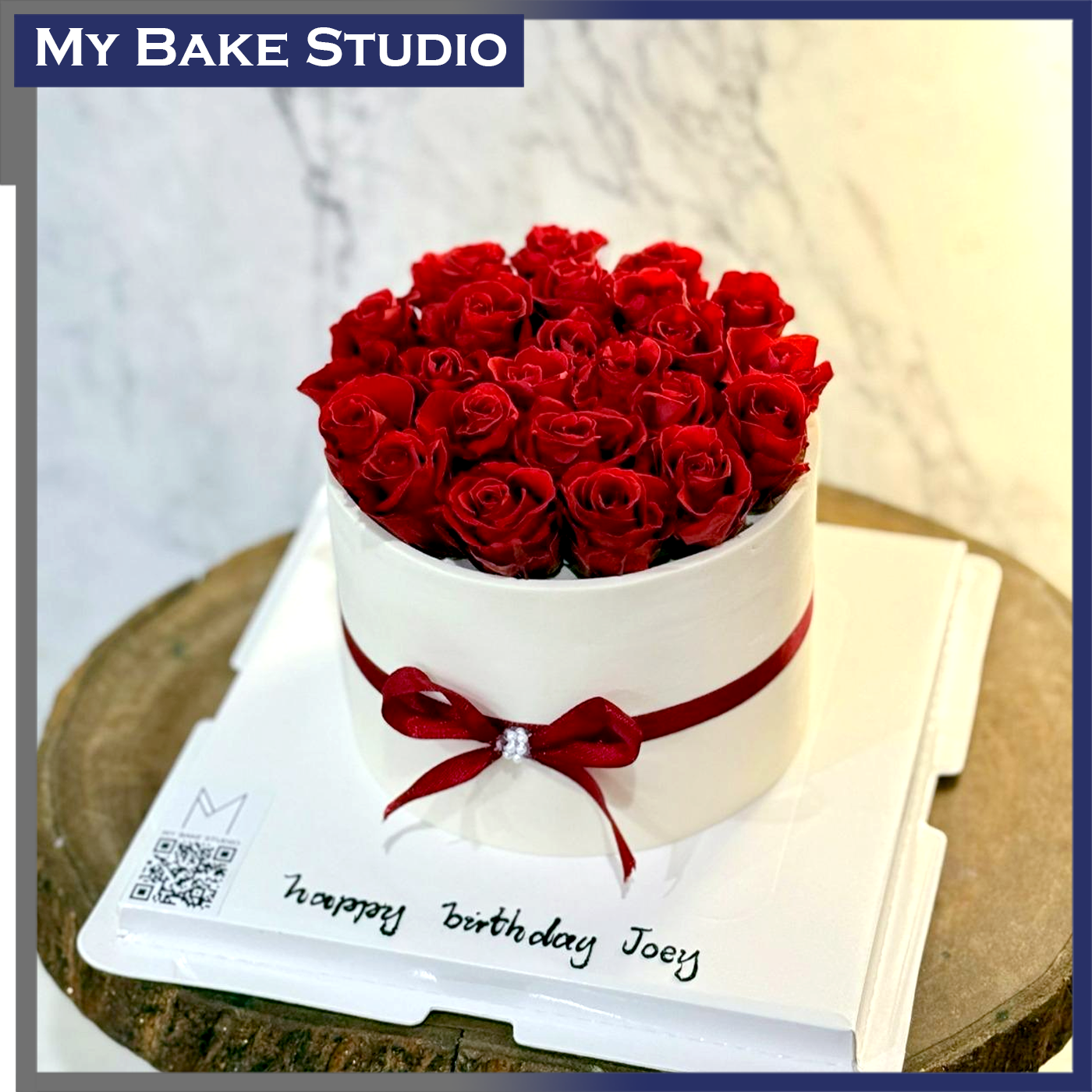 1388 Perfect Rose Cake